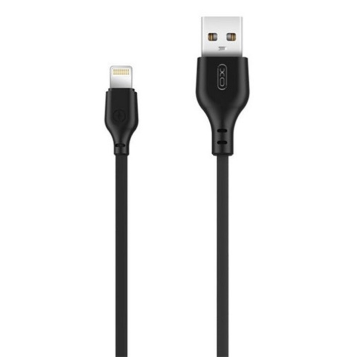 Xo nb103 adatkábel, usb - lightning, 10w, gyorstöltő, 100cm, fekete, kompatibilis: Apple IPAD / IPAD 2 / IPAD, 3rd Generation