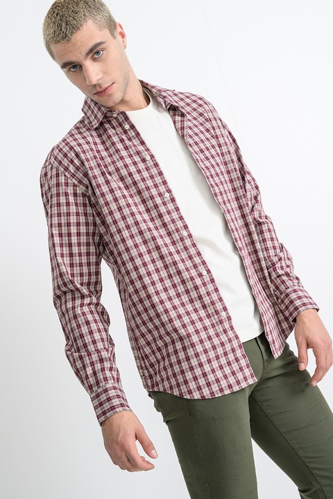 United Colors of Benetton, Kockás pamuting, Lila/Halvány rózsaszín