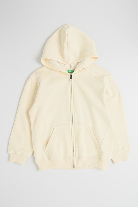 United Colors of Benetton, Худи с цип, Крем