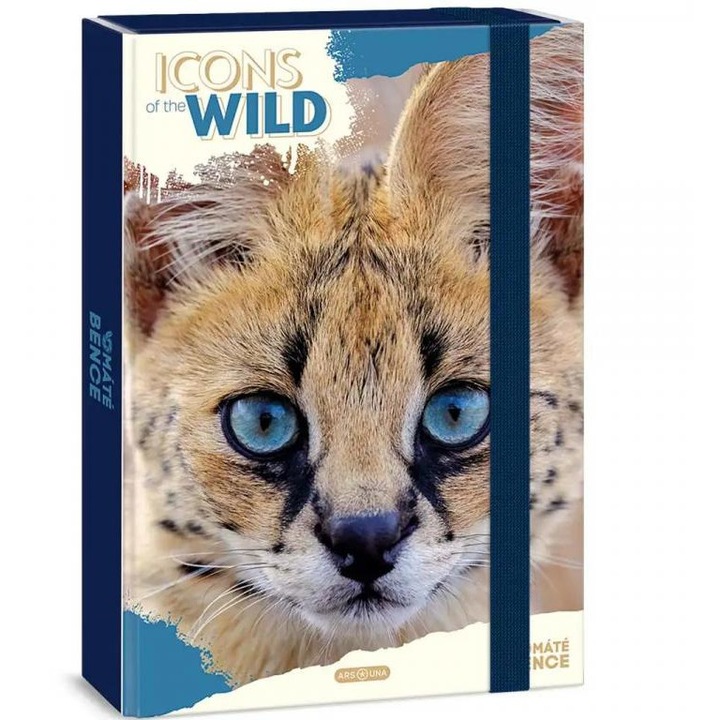 Ars Una: Icons of the Wild Serval A/4 füzetbox