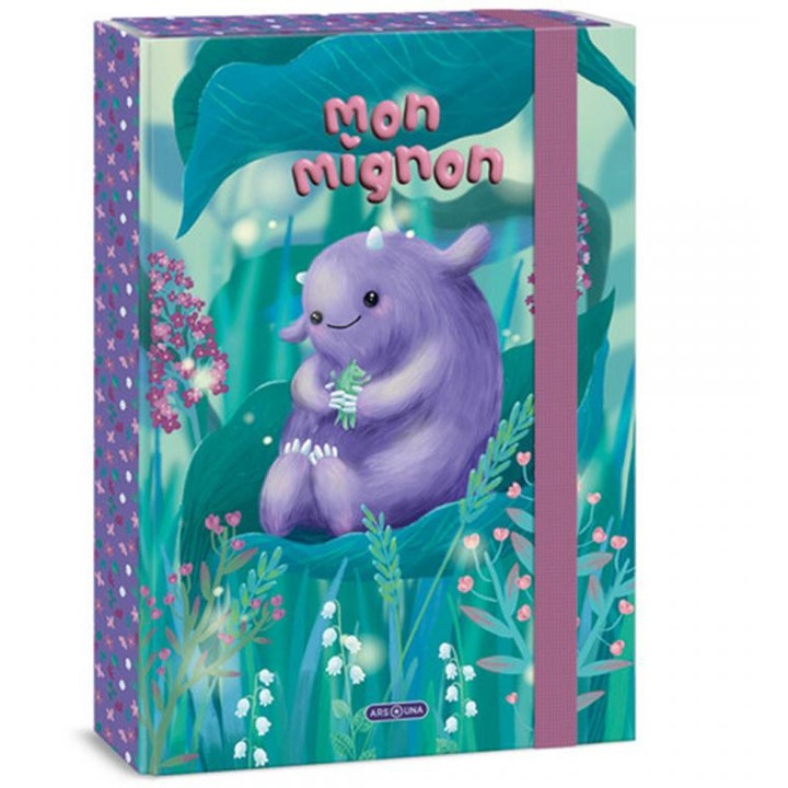 Ars Una Mon Mignon gumis füzetbox A/4-es