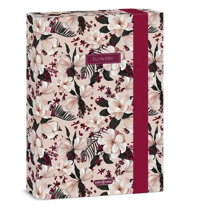 Ars Una: Flowery Pink A/5 füzetbox