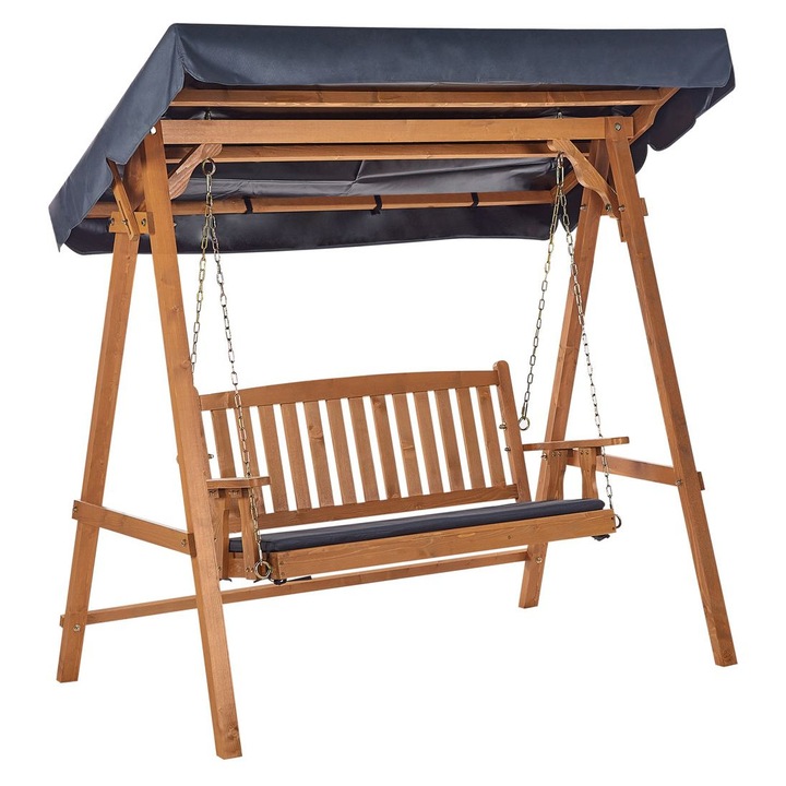 Leagan de gradina Fibbialla Lemn de molid Maro