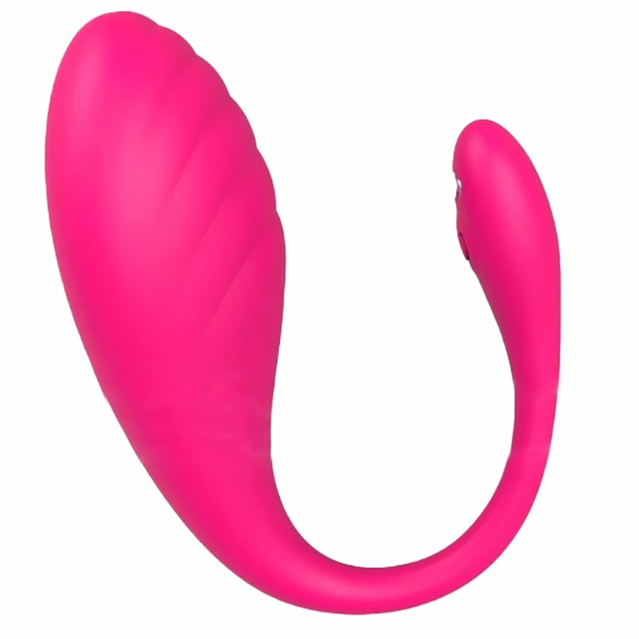 Vibrátor Delfin, 9 mód, szilikon, rózsaszín, 200x32mm