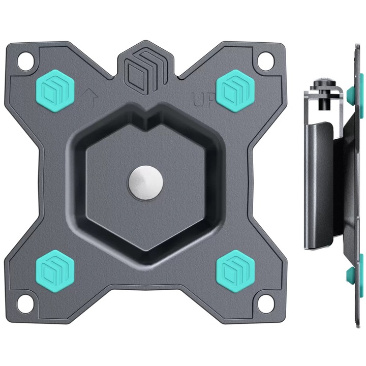 Стойка за стена ONKRON R1-B, фиксирана, за телевизор 10-35 инча, макс. 20 кг, черна