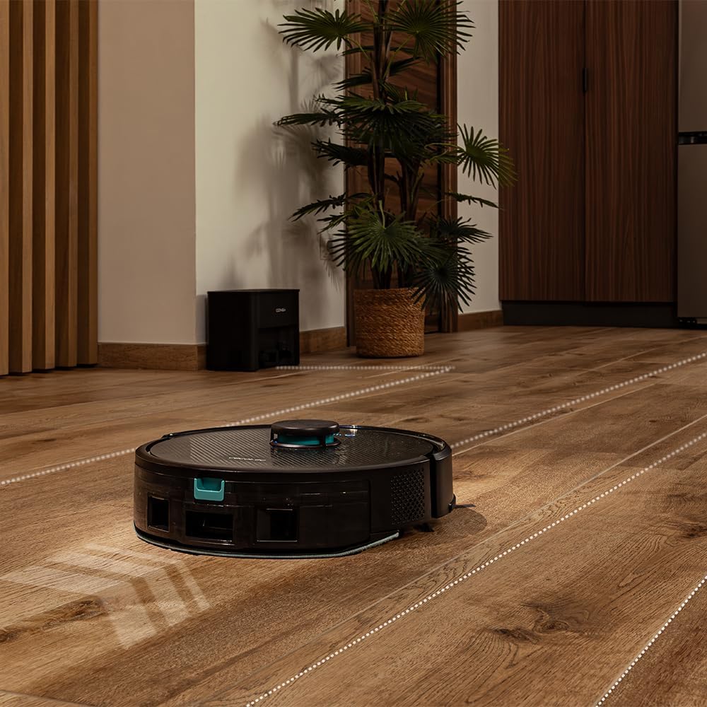 Aspirator și mop robot Cecotec Conga Y50 X-Treme, putere 5000 Pa, bază auto-golire 3L, control aplicație, multifuncțional