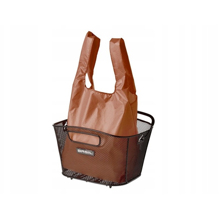 Сгъваема чанта за багажник на велосипед Basil Keep Shopper, 10L, кафява