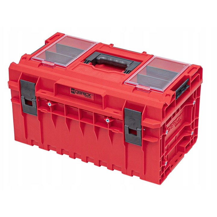 Qbrick ONE 350 Profi szerszámosláda, piros, 38L, IP66, 585x385x301 mm