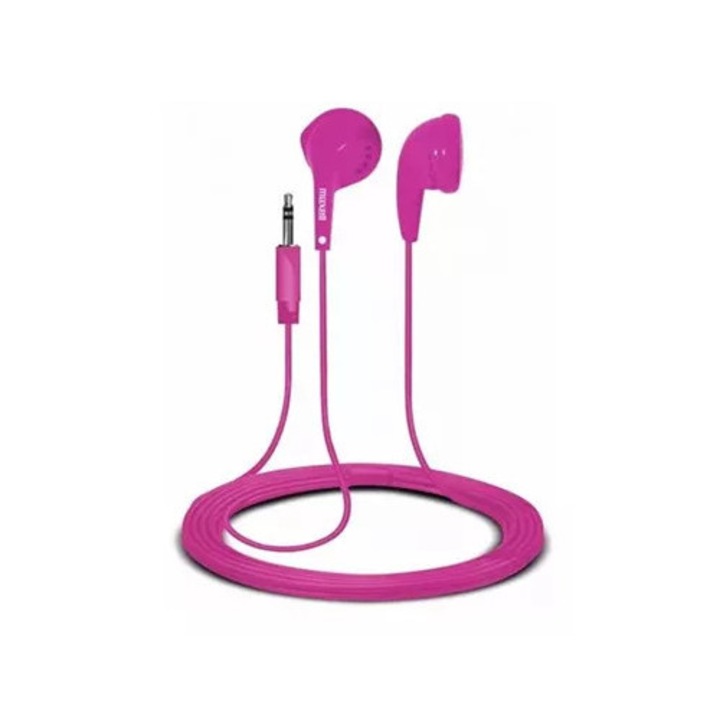 Fülhallgató, Maxell, EB95, 3.5 mm, rózsaszín, szett