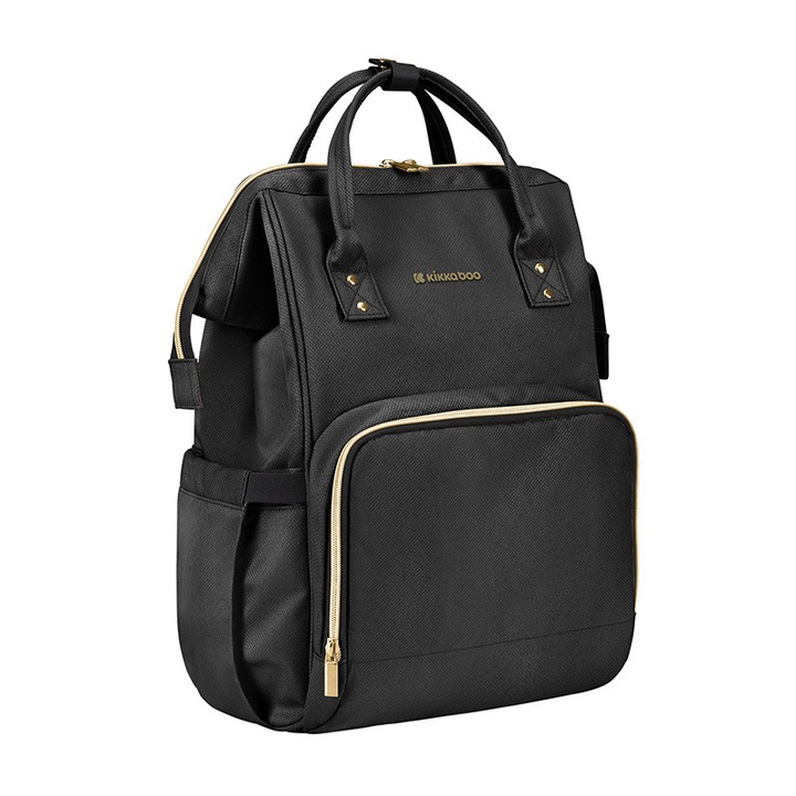 Geanta bebe scutece Siena - Black&Gold