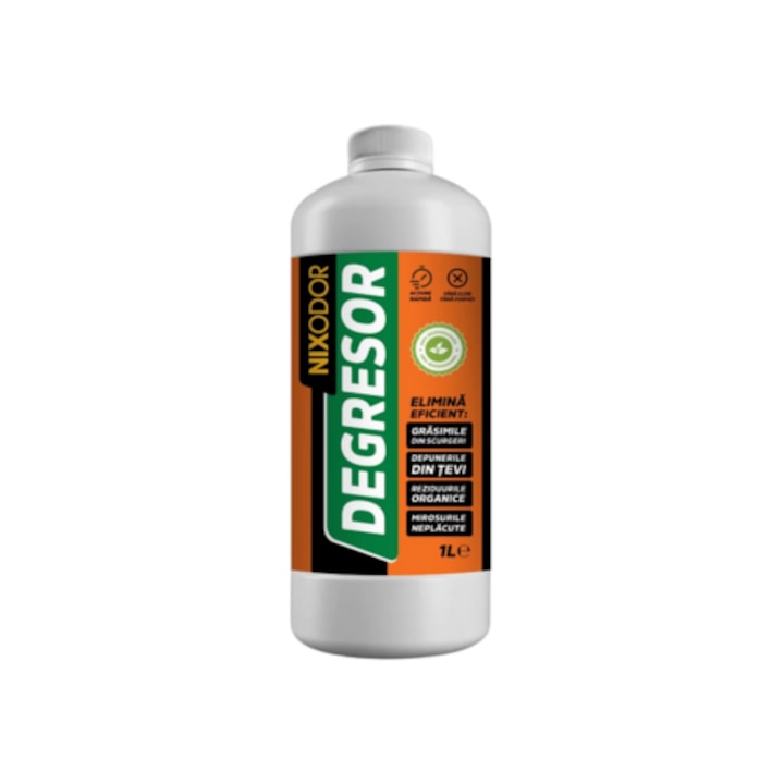 Nixodor Degresor - solutie bioenzimatica anti-grasime pentru conducte, fose si chiuvete, 1L