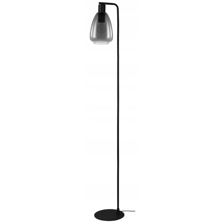Lampa de podea, Eglo Chelvey, negru, otel, 150cm