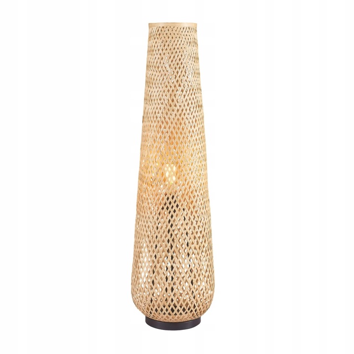 Lampa de podea Goldlux ZANZIBAR, stil boho, bambus bej, 98cm, E27