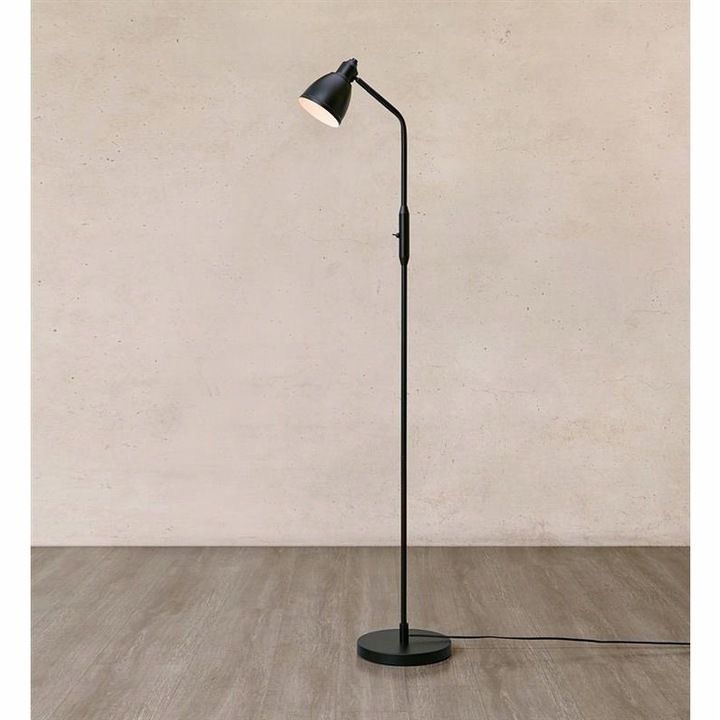 Lampa de podea Markslojd Story 108713, Negru/Alb, E14