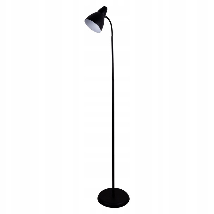 Lampa de podea TK-Lighting PARG BLACK, 1x E27, neagră, 240x240x1300mm