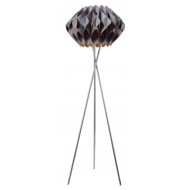 Lampa de podea AZzardo Ruben, gri, E27, 156x50cm