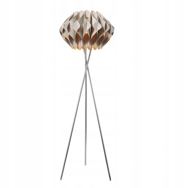 Lampa de podea AZzardo Ruben, E27, 60W, bej, 156x45cm