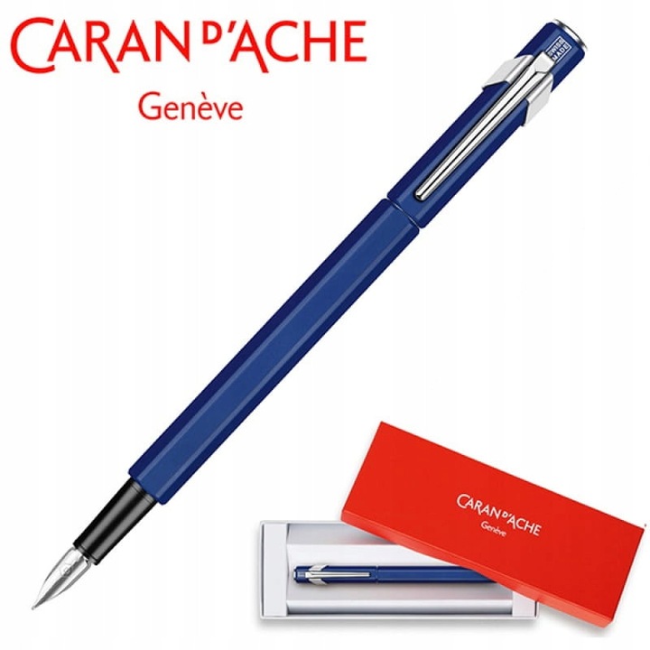 Stilou Caran d'Ache 849, Albastru, Aluminiu, Penita M