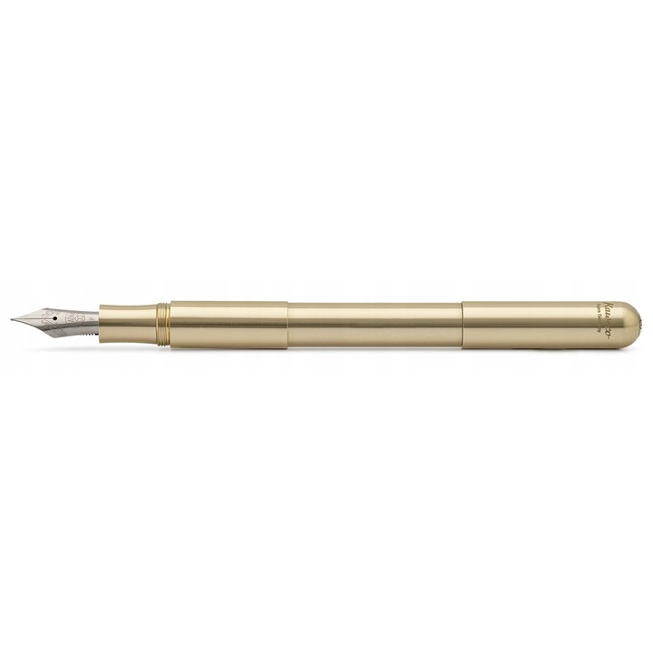 Kaweco Supra Brass töltőtoll, arany bevonatú, F hegy, moduláris design