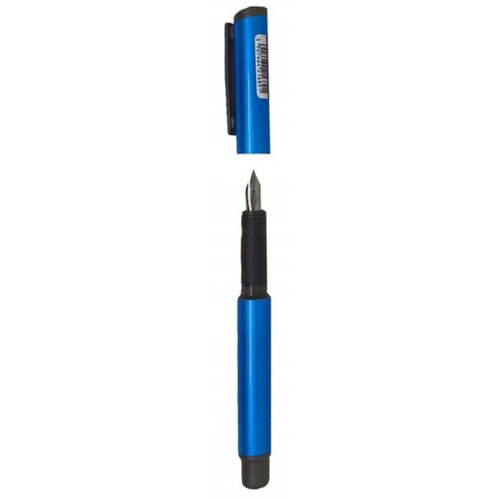 Cresco Go Pen Fém Toll, Kék-Grafit, M-es Heggyel, Klipszes Kupakkal