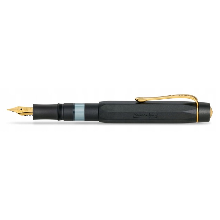 Kaweco Sport Piston Filler F toll, rozsdamentes acél, matt eloxált alumínium, finom, 10,5 cm