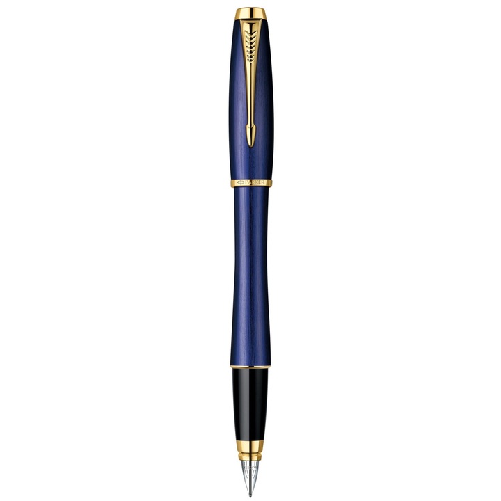 Parker Urban Premium toll, kék, arany díszítéssel, díszdobozban