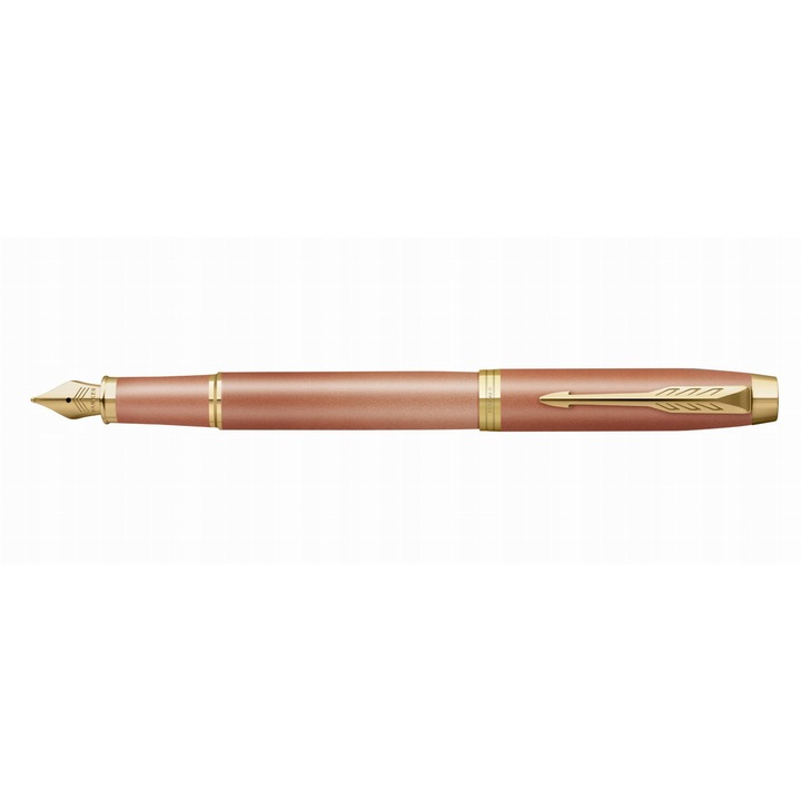 Parker IM Rituals töltőtoll, narancssárga, réz test, rozsdamentes acél hegy, M méret