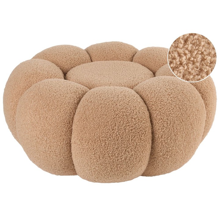 Puff Beaufort Buklé Világosbarna