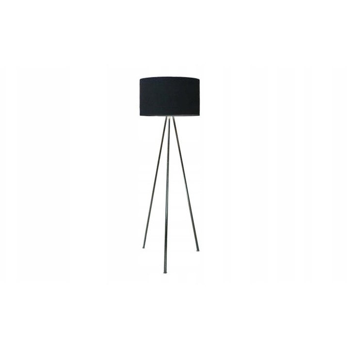Lampa de podea AZzardo Finn, 150x45cm, neagră, E27, maxim 40W