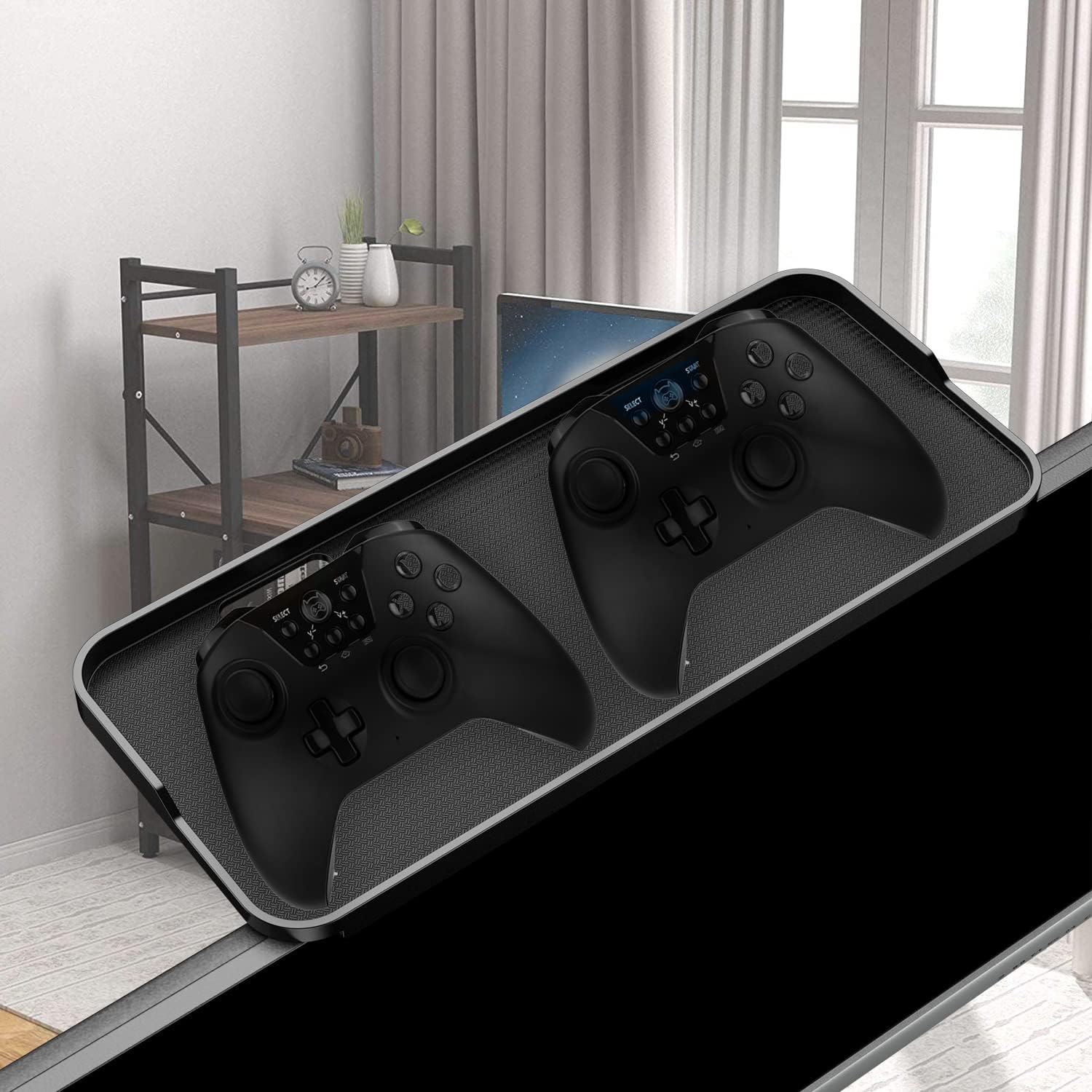 Superiro Sign Computer Set 2 Raft superior pentru ecran TV, raft pentru monitor, raft reglabil ...