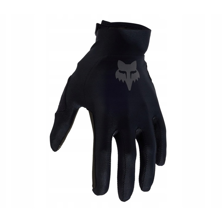 Manusi de ciclism Fox Flexair, negre, M, materiale durabile, insertii elastice