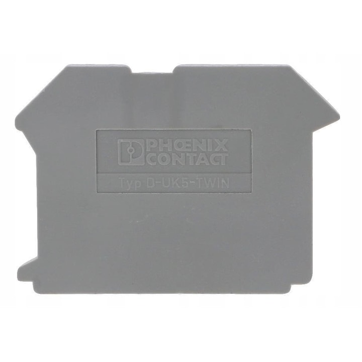 Capac terminal D-UK 5-TWIN, PHOENIX CONTACT, set 50 buc, montare clema, nou