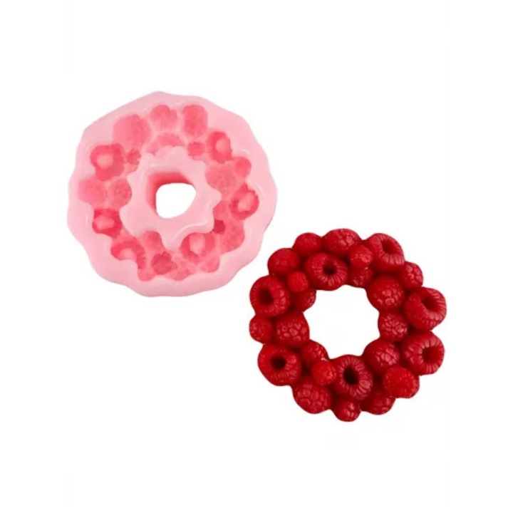 Matrita de Silicon - Coronita mica de Zmeura, 7,9 x 1,9 cm