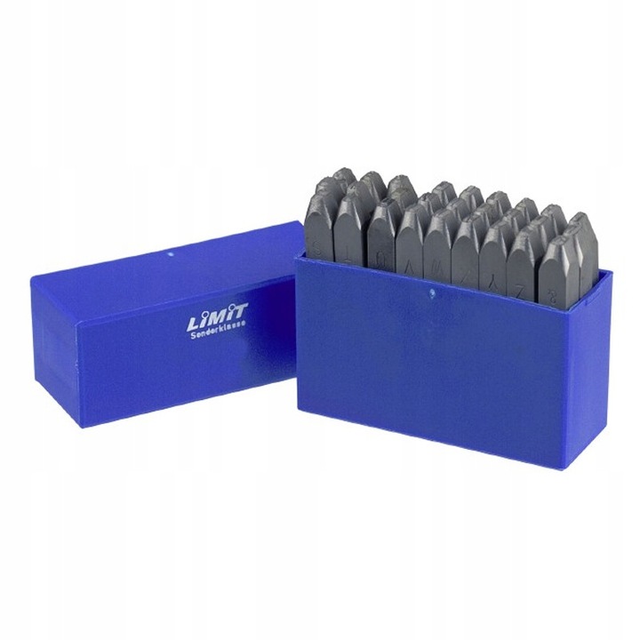 Set Stante Litere A-Z 15mm Limit, otel, cutie plastic rezistentă la impact