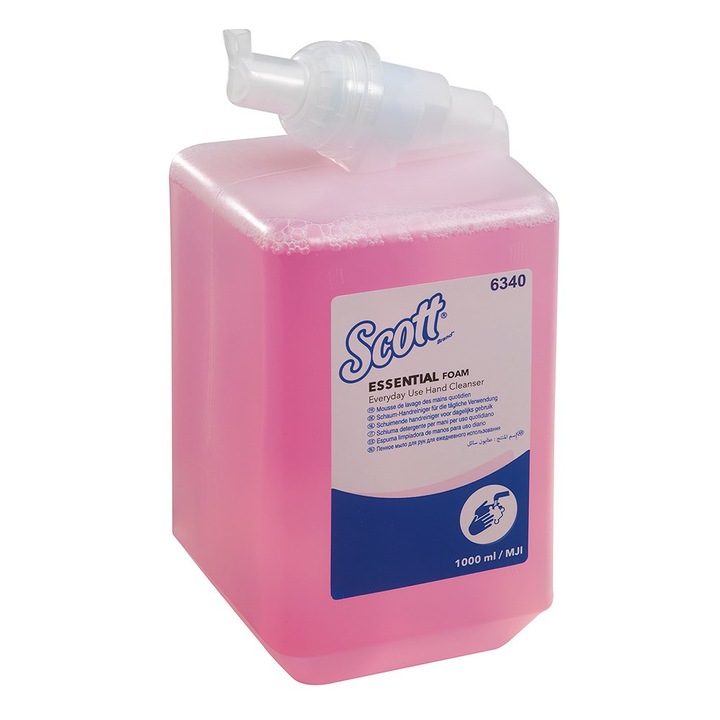 Rezerva sapun spuma, Kimberly-Clark, Scott, 1 l, 6 bucati/bax