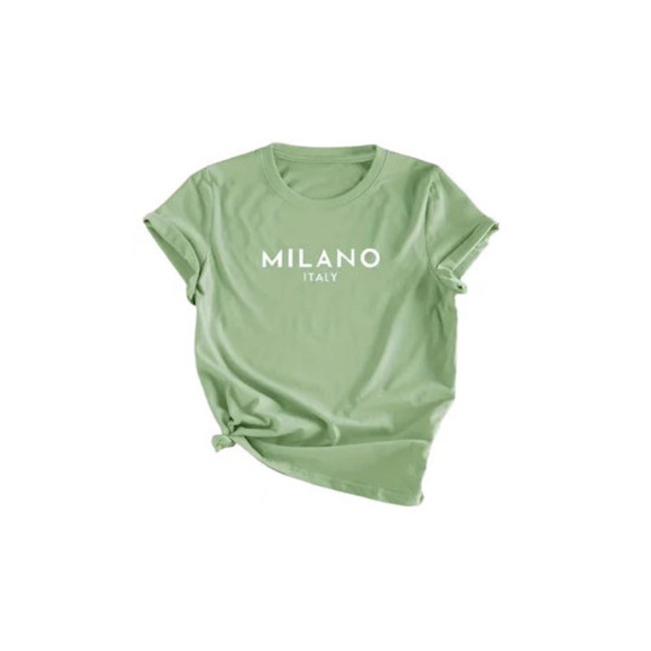 Fiú póló, mentazöld, rövid ujjú, 6 éves