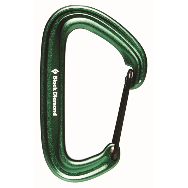 Karabinek Black Diamond LiteWire, hot-forged, 24kN, 23mm, pentru escalada traditionala