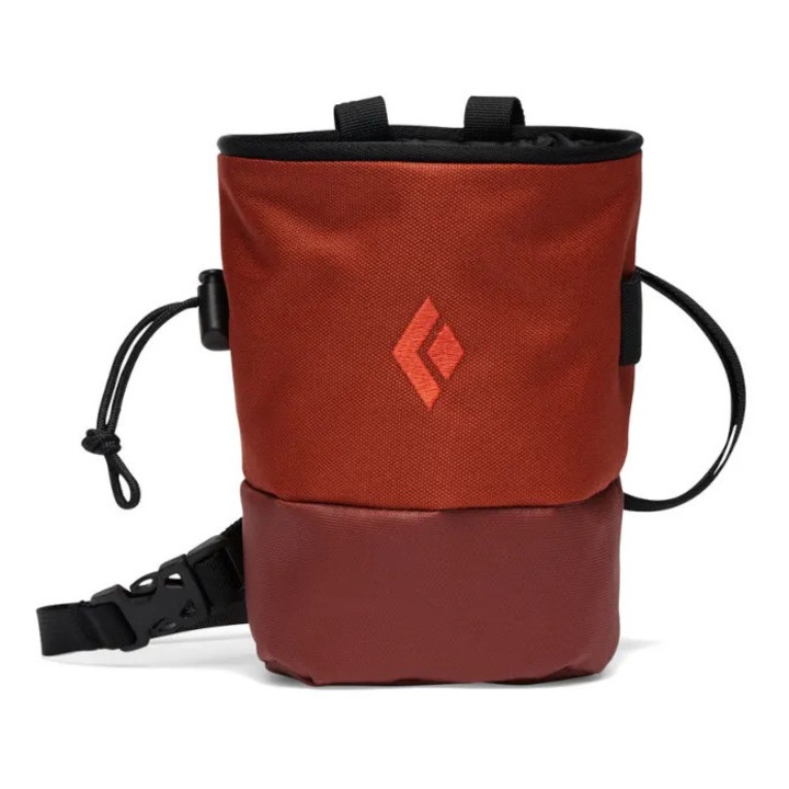 Fekete Diamond Mojo Zip magnéziás zsák, hengeres, zsebbel, fekete, S/M