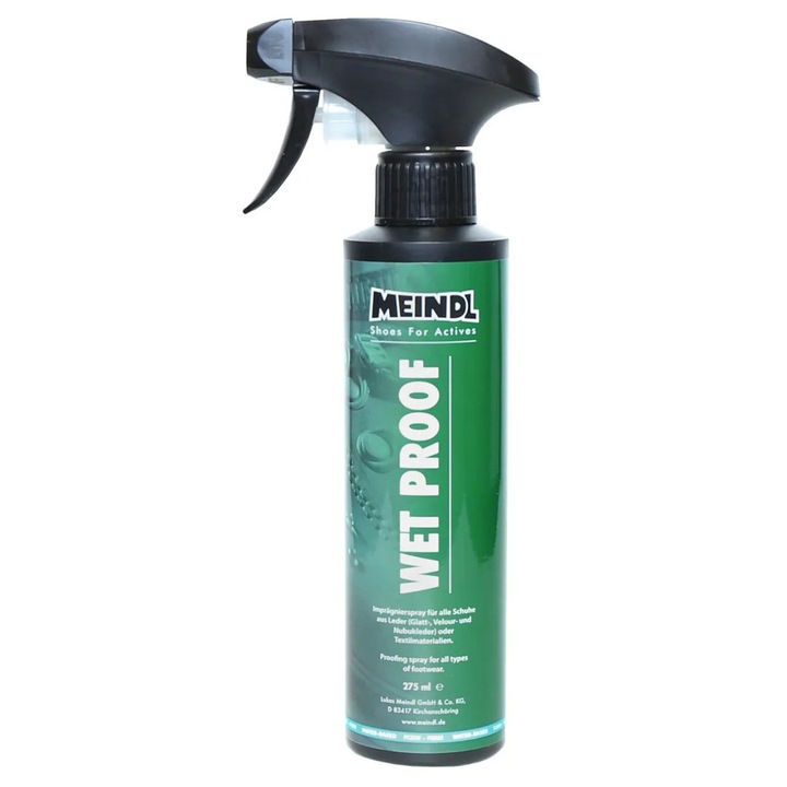 Импрегнант за обувки Wet Proof 275ml, Meindl, за велур и кордура, устойчив на влага