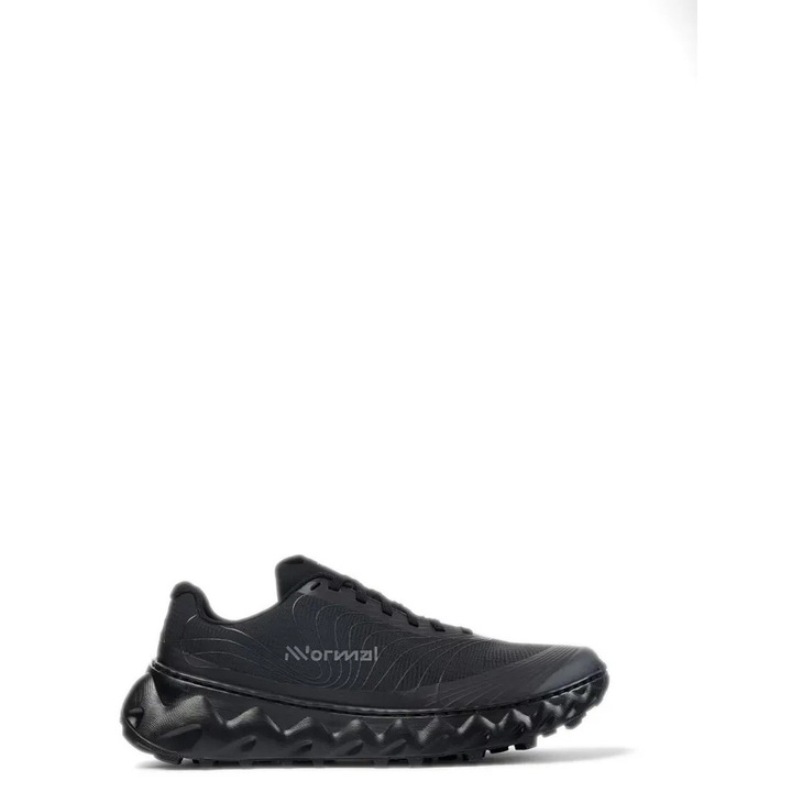 Pantofi sport Nnormal Tomir, alergare pe trail, respirabili, stabilitate pe terenuri dificile, negru, textil, 43 1/3 EU