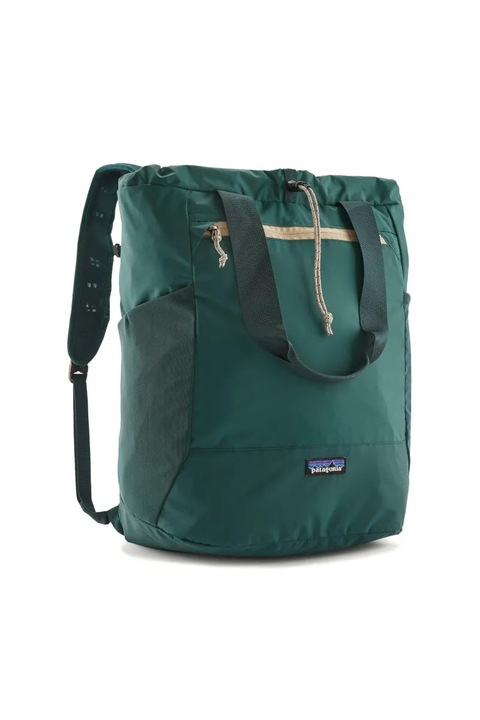 Rucsac urban PATAGONIA Tote Pack, verde, din nylon reciclat, cu bretele din plasa respirabila, dimensiuni mici