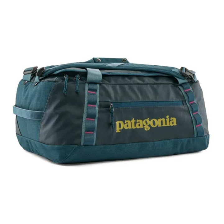 Patagonia Black Hole Duffel 40L utazótáska, vízálló, újrahasznosított anyagokból, 10 kg-os kabinméret, többszínű