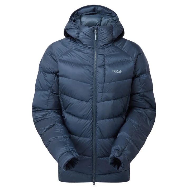 Geaca sport dama, Rab Glaceon Pro, impermeabila, poliuretan, bleumarin