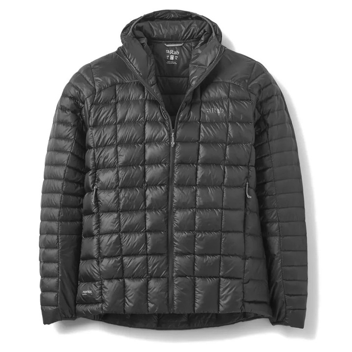 Jacheta sport barbati Rab Mythic Alpine, nylon, neagra, usoara