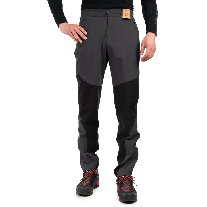 Pantaloni sport barbati, Rab, poliamida/poliuretan, antracit/negru, L INTL