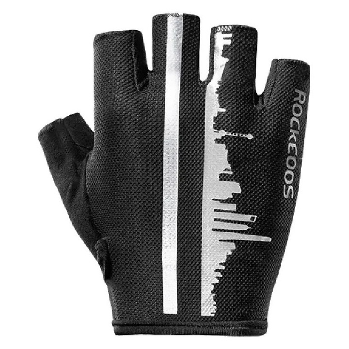 ROCKBROS HF City S252 sportkesztyű, ujjatlan, könnyű, légáteresztő, párnázott, többszínű, S méret
