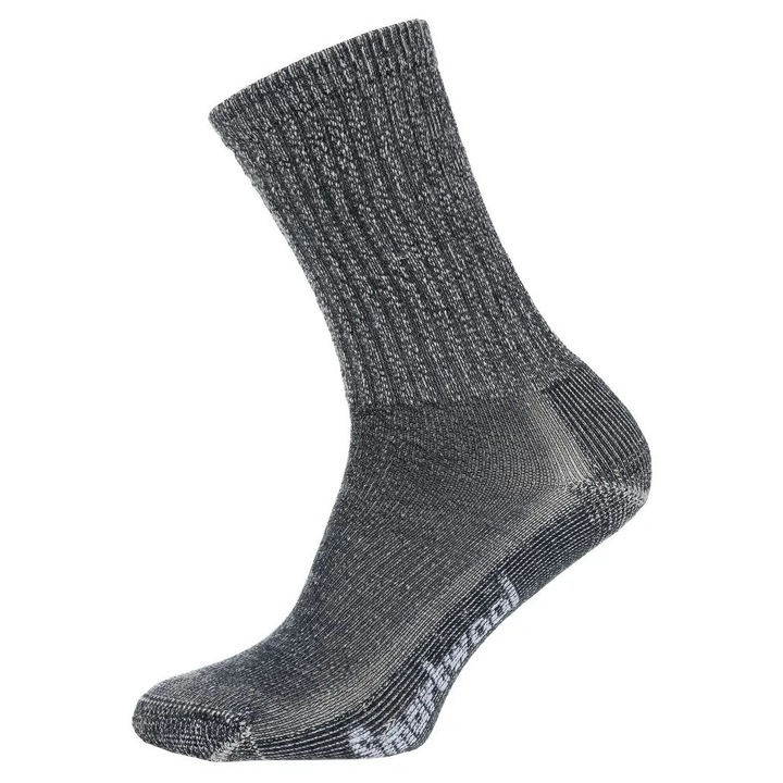Чорапи Smartwool Classic Hike Light Cushion Crew, светлосив, 34-37, от мериносова вълна и рециклиран найлон, с лека амортизация и отлична дишаемост