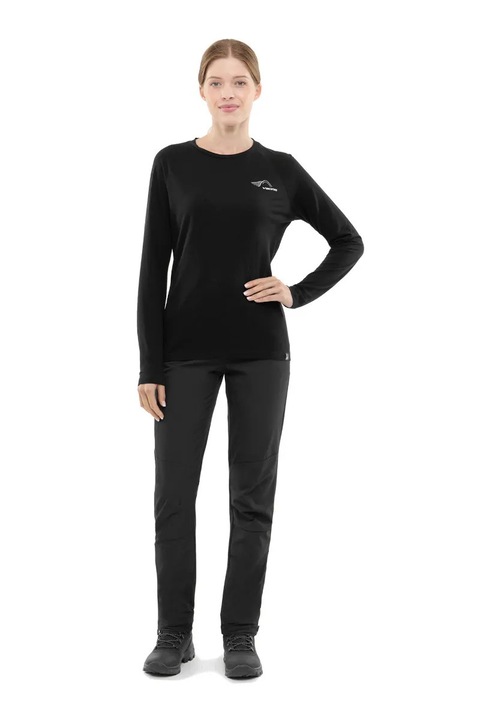 Bluza pentru dama Viking, Andali LS, lana, regular fit, negru