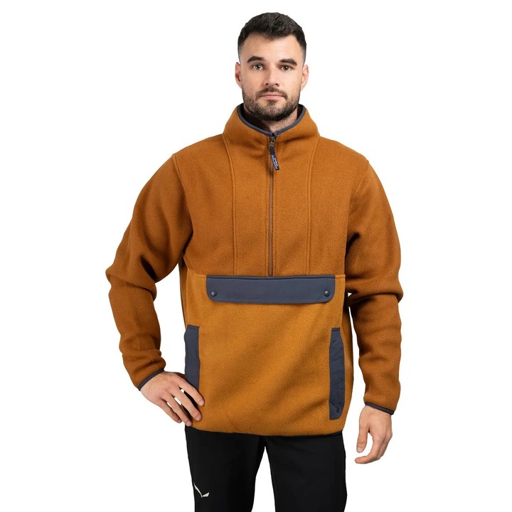 Bluza barbateasca Synch Anorak Patagonia, maro, S INTL