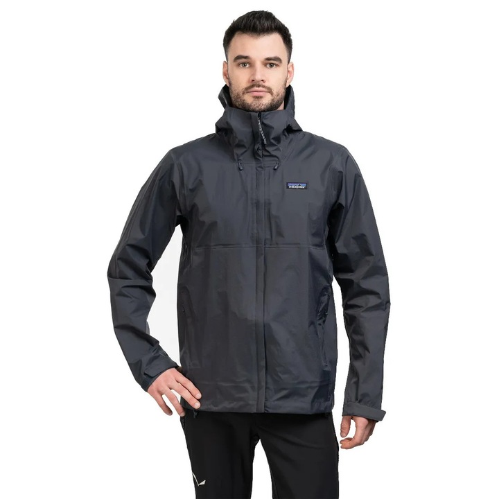 Jacheta turistica barbati Patagonia Torrentshell, impermeabila, respirabila, nylon reciclat, bleumarin, 2XL INTL